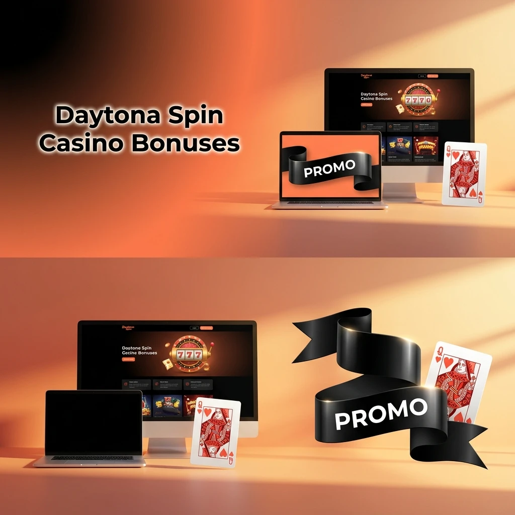 Daytona Spin Casino bonuses including welcome offer, free spins, reload, cashback and VIP rewards for UK players
