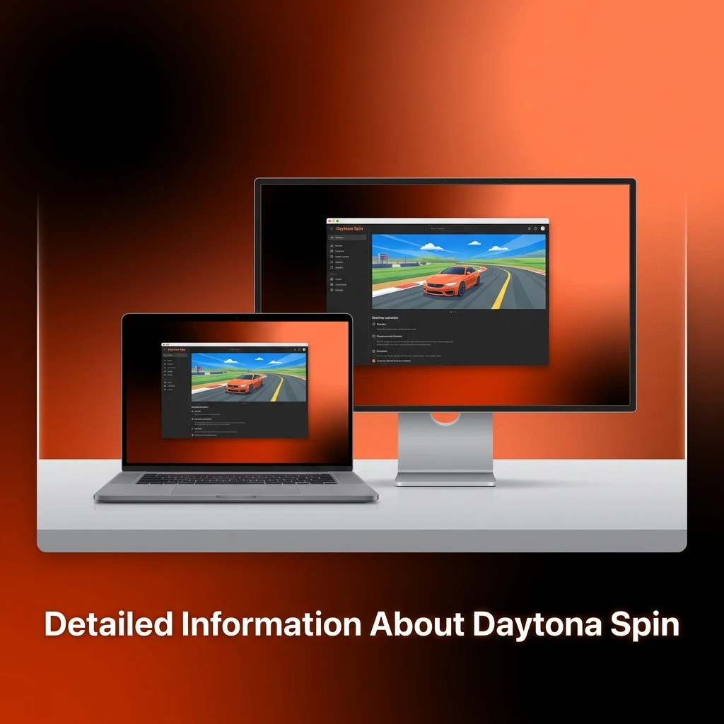 Daytona Spin platform showing sports betting markets, account security features, and mobile app for UK players