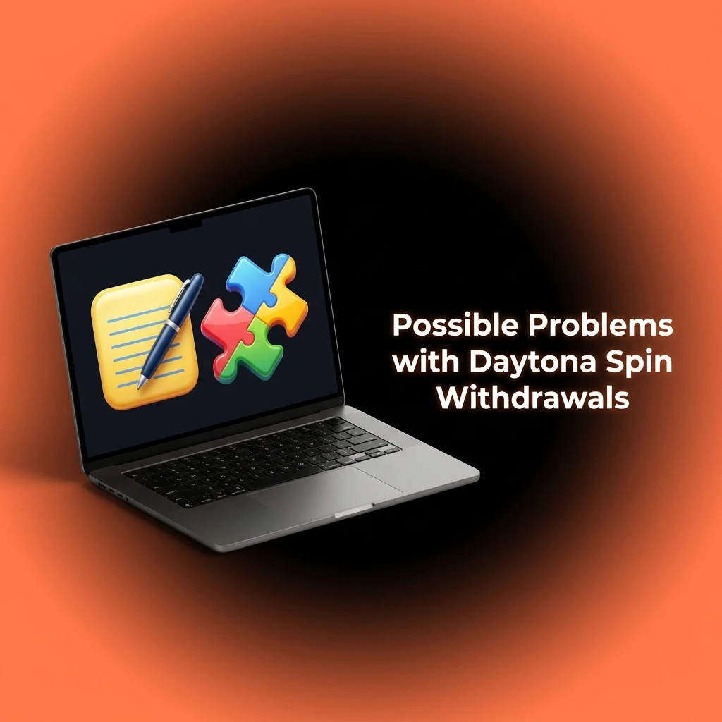 Daytona Spin withdrawal problems including KYC verification, wagering requirements, payment details, delays, and account restrictions