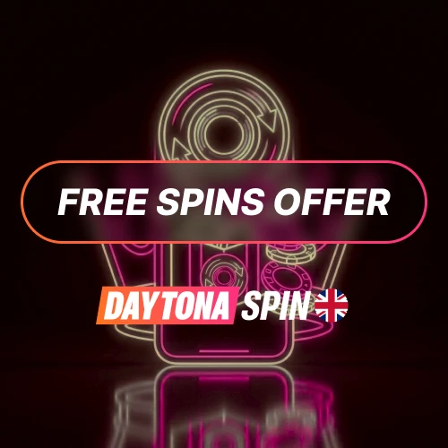 Get up to 100 free spins on selected slots with the Daytona Spin free spins promotion.
