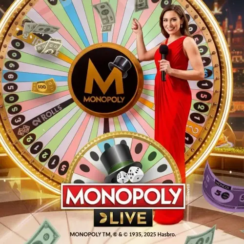 Spin the wheel with Mr. Monopoly in the augmented reality Monopoly Live game show at Daytona Spin.