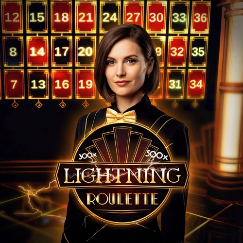 Place lucky numbers bets in live Lightning Roulette at Daytona Spin.