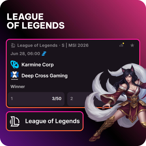 Explore competitive League of Legends esports odds directly on Daytona Spin.