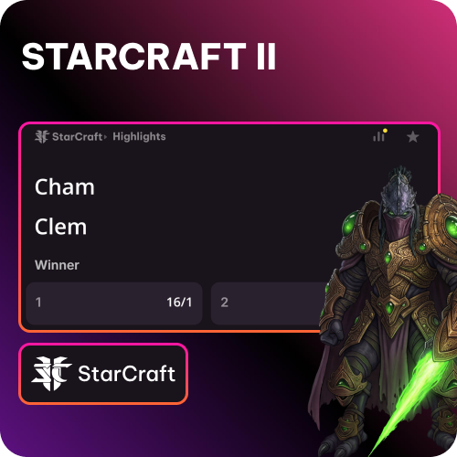 Bet on strategic StarCraft II esports tournament matches with Daytona Spin.